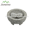 Cheap 3 leg footed marble and granite mortar and pestle